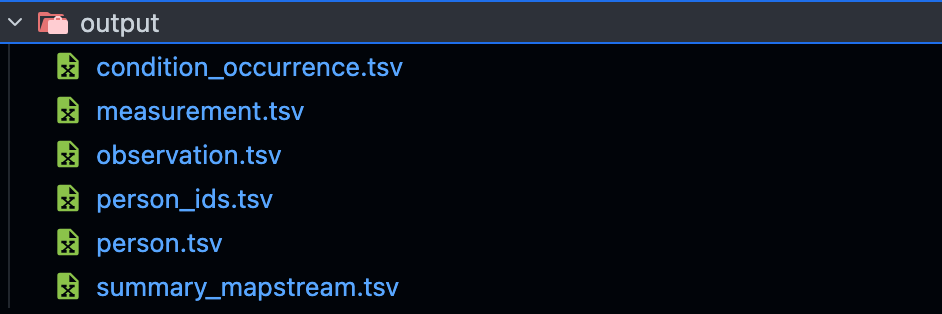 Transform Output Files